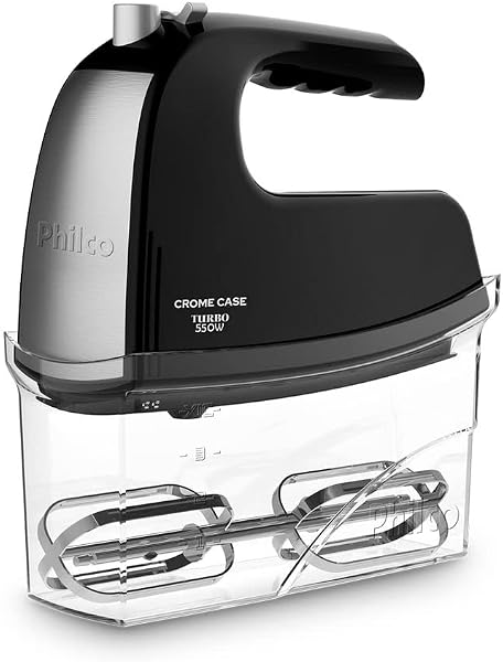 Batedeira de Mão Philco Crome Case PBT450P 550W