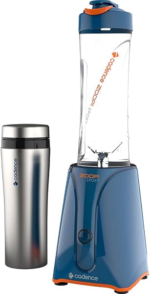 Blender Cadence Zoop Sport Inox com 2 Jarras