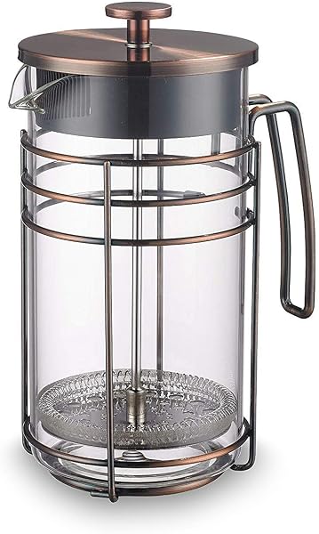 Cafeteira Francesa Oxford em Vidro e Aço Inox 1000 ml