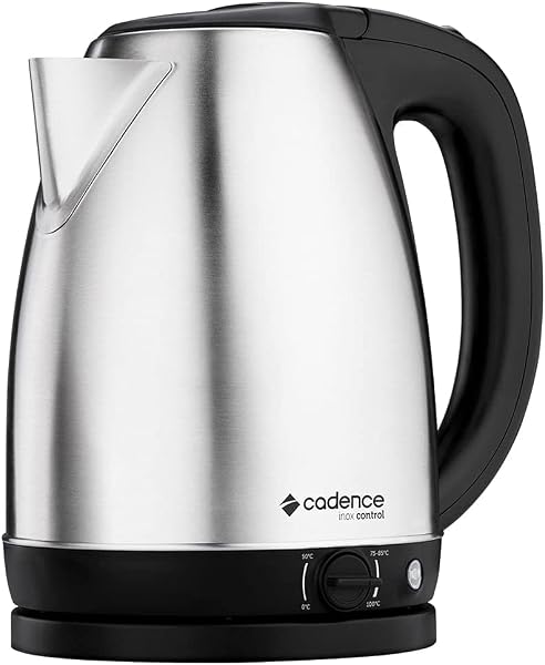Chaleira Elétrica Cadence Inox Control 1,8L