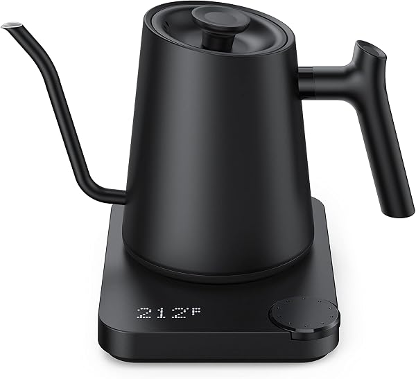 Chaleira Elétrica Gooseneck com Temperatura Variável 0,9L Inox