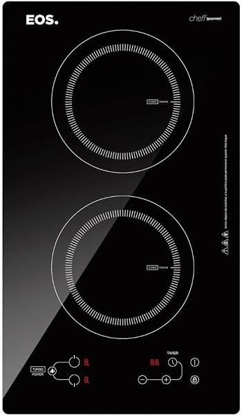 Cooktop de Indução Portátil EOS Cheff Gourmet 2 Bocas 3300W