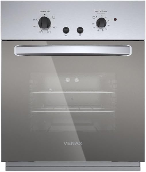 Forno de Embutir a Gás Venax Cristallo GIII 50 Litros Inox