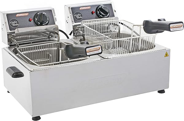 Fritadeira Elétrica Profissional Cotherm Turbo 2 Cubas 5 Litros 220V