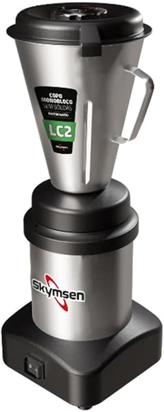 Liquidificador Industrial Inox Baixa Rotação 2L Copo Monobloco Skymsen LC2 127V