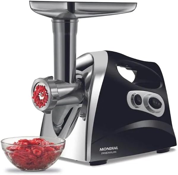 Moedor de Carne Elétrico Mondial Premium MC-03 500W