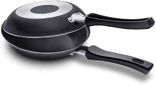 Omeleteira Frigideira Dupla ABC Antiaderente 22 cm