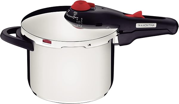 Panela de Pressão Tramontina Solar em Aço Inox 6 L