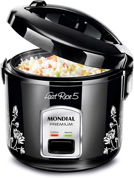 Panela Elétrica de Arroz Mondial Fast Rice 5 Premium NPE-08-5X