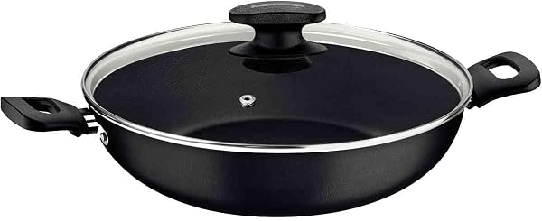 Wok Tramontina Loreto 28 cm Alumínio Antiaderente Grafite