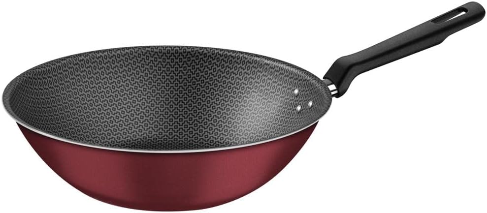 Wok Tramontina Loreto Alumínio Antiaderente Vermelho 28 cm 3,6 L